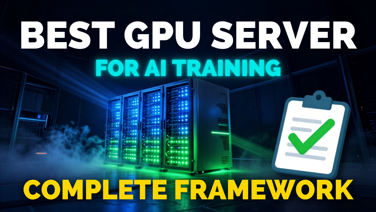 Best GPU Server for AI Training: A Complete Operational Evaluation Framework