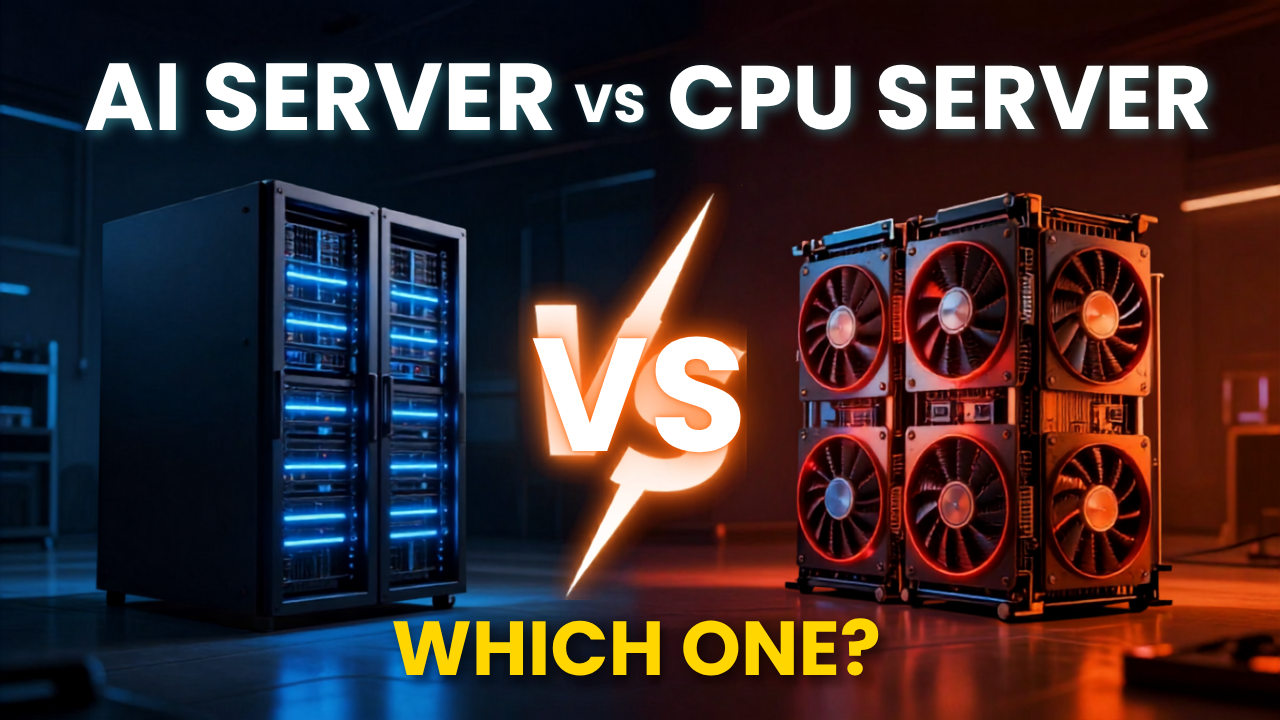 How to Choose Between an AI Server and a GPU Server for Your Workload